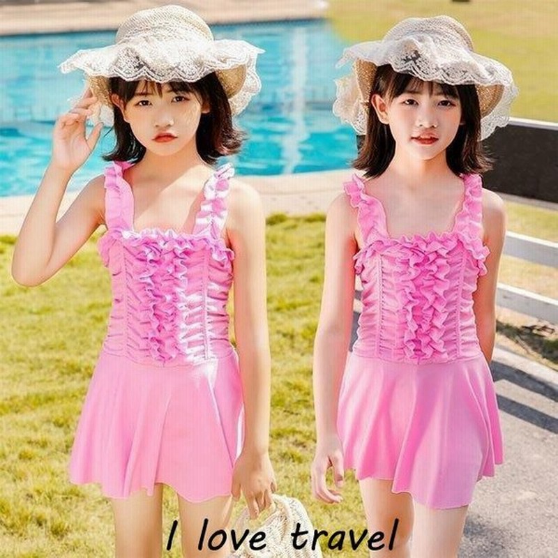 女児 水着 ワンピース 水泳服 女の子 幼稚園児 スイムウェア 子供 ワンピース水着 おしゃれ スイミング ジュニア 水着ワンピース 姫系 通販 Lineポイント最大0 5 Get Lineショッピング