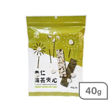 安永海苔夾心40g-杏仁
