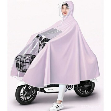 雨衣電動車摩托車電瓶車雨衣單人雙人加大加厚防暴雨2022新款雨披 FGT3