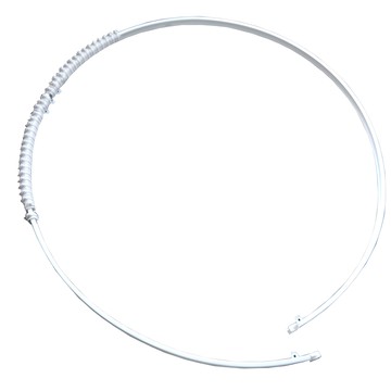 Maison Textile 可彎曲可裁剪的窗簾彎軌  120cm  白色