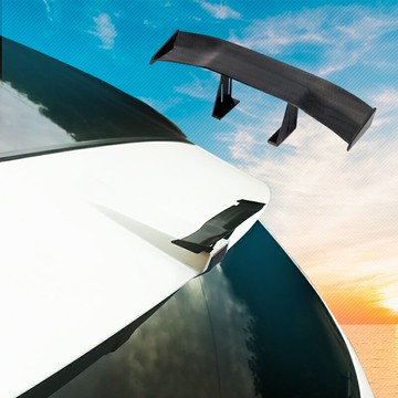 碳纖維立體迷你小尾翼 3D車貼 立體車貼 創意車貼 汽車貼紙 車用貼紙 卡夢貼 車身裝飾【CW0180】普特汽車精品