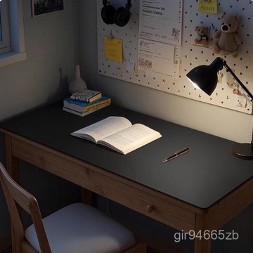 【拼全蝦皮最低價】 黑色 桌墊 防水 防油 皮革 書桌墊 電腦墊 輕奢 高級感 兒童 寫字臺 電競 桌布