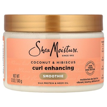 SheaMoisture, 卷毛加強冰沙，椰子和木槿，12 盎司（340 克）