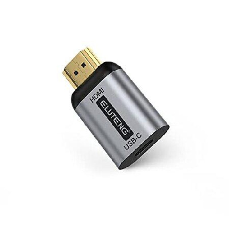 ELUTENG USB CメスからHDMIオスアダプター 4K 60HZ (HDMI入力からUSB C