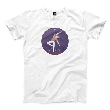 惡魔 - 白 - 中性版T恤