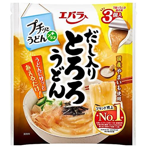 プチッとうどんプラスだし入りとろろうどん 126g×4個