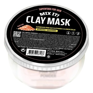FARM SKIN 超級食物 Mix It 冰淇淋面膜 粉紅鹽  1入  1組
