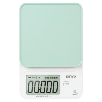 Kinyo 高精準料理秤  DS-018  3kg  綠色
