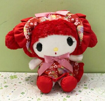 【震撼精品百貨】My Melody 美樂蒂 Sanrio 美樂蒂絨毛娃娃-20公分#09249 震撼日式精品百貨