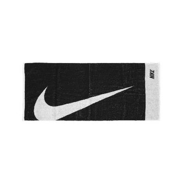 Nike 毛巾 Jacquard 黑白 純棉 吸汗 大LOGO 健身 訓練 球類 運動毛巾 N100153918-9MD