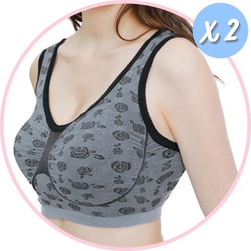 2件組【京美】機能透氣竹炭銀纖維涼感女內衣-靖天