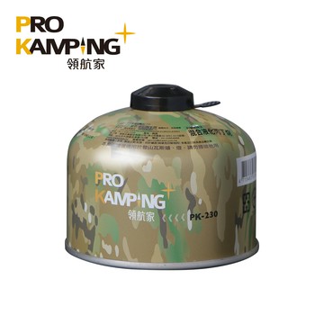 Pro Kamping領航家 迷彩高山瓦斯罐230g PC-230（6入／12入／24入）