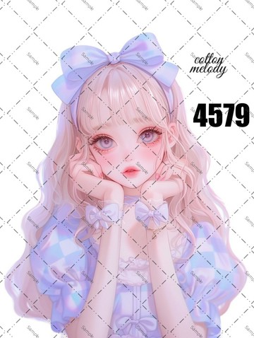 original sticker no.4579 人物貼紙 原創貼紙 原創人物貼紙 裝飾貼紙 cotton melody
