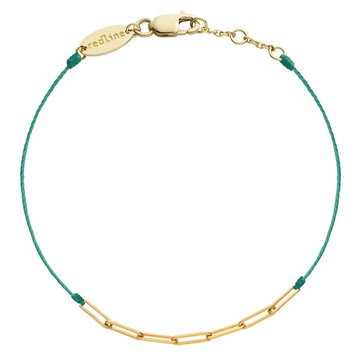 My Way 18K黃金 湖水綠線手鏈