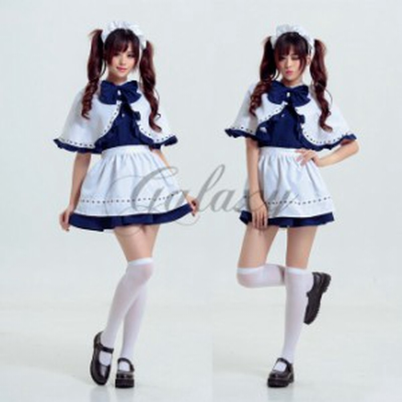 ハロウィン メイド メイド服 ロリータ ロリー コスプレ 仮装 衣装 ブルー 新品 Ps2193 通販 Lineポイント最大1 0 Get Lineショッピング