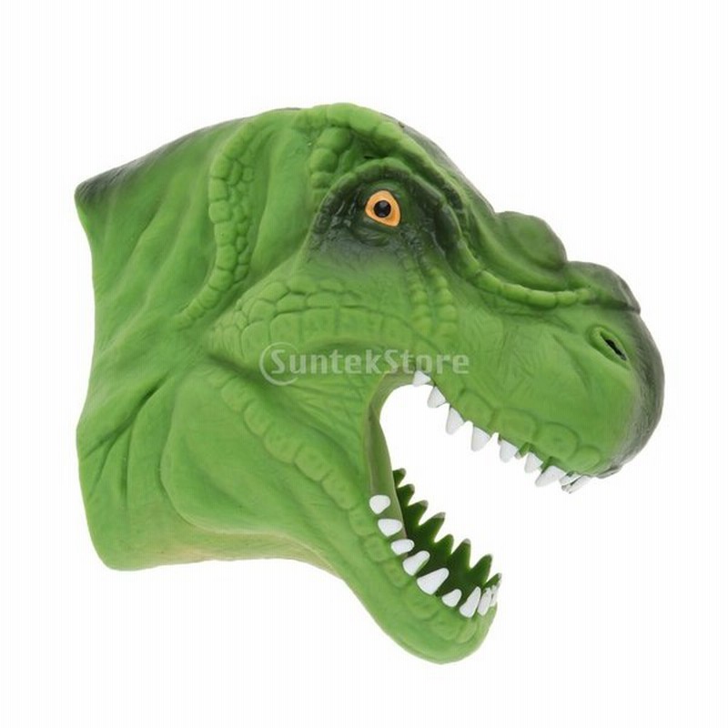 ロトキャスト 恐竜ヘッドモデル 手の人形 フィギュア 手袋 ティラノサウルス 模型玩具 全2色 緑 通販 Lineポイント最大0 5 Get Lineショッピング