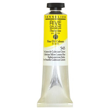 SENNELIER 申內利爾 Rive里夫專家級油畫顏料 一般色 檸檬鎘黃 代用 N130312.545  40ml  1色