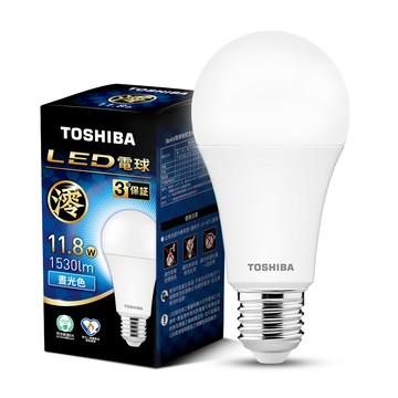 TOSHIBA 澪系列 LED燈泡 11.8W 晝光色
