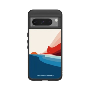 Pixel 8 Pro SolidSuit 黑 - ilovedoodle (Lim Heng Swee) - Cat Landscape - First Dawn 貓咪黎明