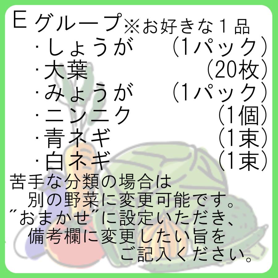 中身を選べる野菜詰め合わせ 10品目入 中身のおまかせも可能