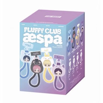 POPMART 泡泡瑪特 aespa 絨絨萌友系列 手機掛繩 掛件 正版 聯名 潮流 玩具 盲盒