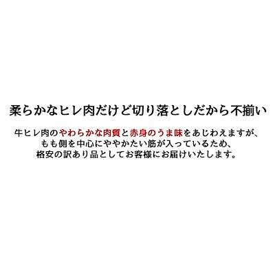 同時に2セット購入で1袋 500gプレゼント！ 牛 肉　訳あり　一口 牛フィレ ステーキ　500g　BBQ　牛ヒレ ヒレ バーベキュー　不揃い わけあり グルメ