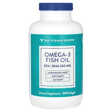 The Vitamin Shoppe, Omega-3 魚油，240 粒軟膠囊