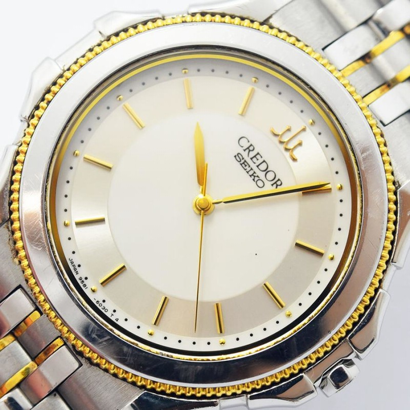 セイコー 中古 メンズ SEIKO クレドール CREDOR 9581-6040 クォーツ SS ...