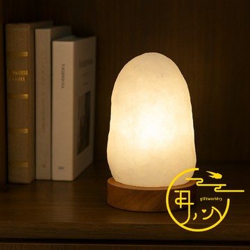 【歸愛Gift】《山光》｜雪白原礦鹽燈｜招好運｜點亮財位｜居家開運風水擺飾｜療癒系｜身心靈 ｜美夢成真｜旺財｜風水擺件｜身心靈空間擺設｜負離子  ※歸愛GiftWorld13