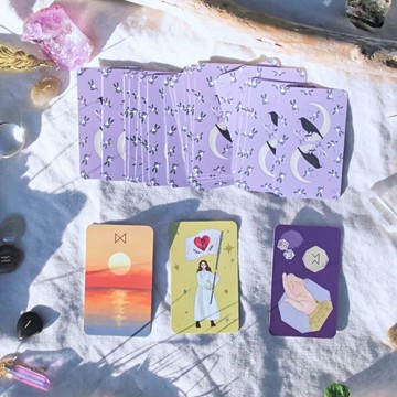 Lilac Rune Cards 25張