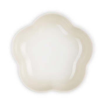 LE CREUSET 花型盤 16cm 蛋白霜 精緻餐具 法式浪漫  1個