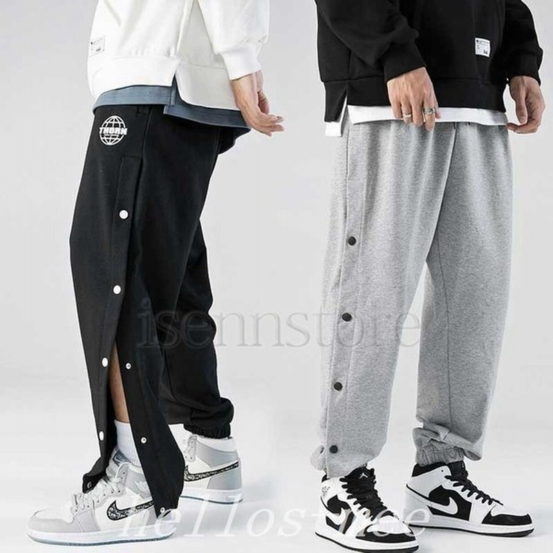 ジョガーパンツメンズサルエルスウェットパンツサイドボタン個性ロングパンツジャージボトムス秋物ゆったりスポーツダンスカジュアル 通販 Lineポイント最大0 5 Get Lineショッピング