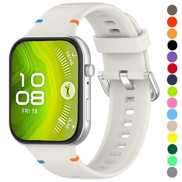 適用於華為 Watch Fit 4pro 錶帶的柔軟運動矽膠錶帶