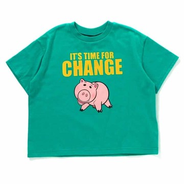 日本 BREEZE - 迪士尼限定 印花T恤-TOYS角色-草綠