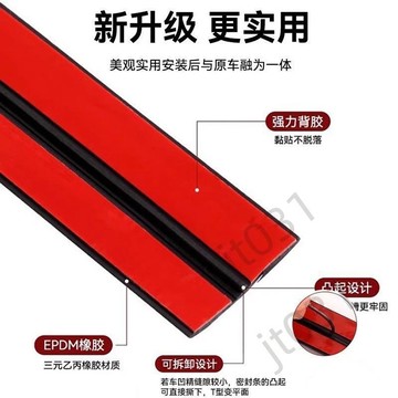 臺灣上新【五金】 汽車天窗密封條防雨自粘天窗防漏水通用型前後擋風玻璃天窗膠條 優選