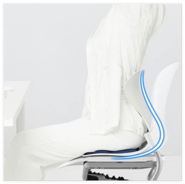 久坐不累坐墊神器 護腰矯姿一體式靠墊 花瓣護腰墊 椅子屁墊 辦公室椅墊 xy