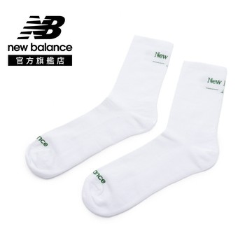 【New Balance】 NB LOGO中筒襪_中性_綠色_LAS61071WG