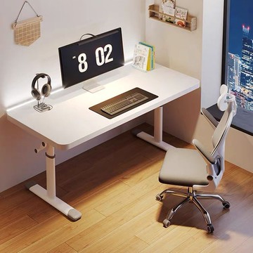 APP下單享點數9% 簡約家用可升降書桌學習桌電腦桌臥室學生寫字桌出租屋臺式桌
