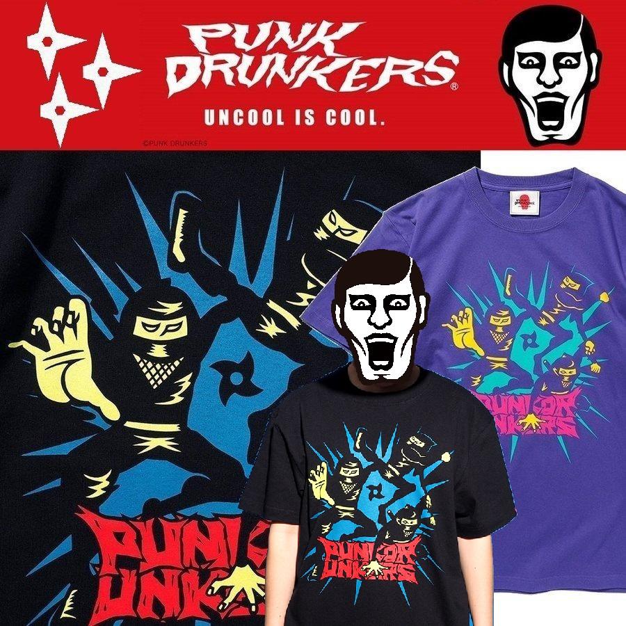 パンクドランカーズ 和柄 ロンT ロング Tシャツ punkdrunkers - T