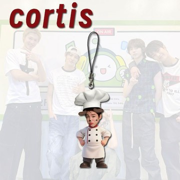 正版⭐cortis 烤蹄子 周邊廚神手機鏈 可愛萌物 高顔值亞尅力背包掛飾 掛件朋友禮物 馬丁 金主訓 嚴成玹 安乾鎬