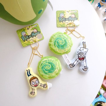 現貨【Rick＆Morty】正版授權 發聲傳送門雙吊飾 瑞克與莫蒂 日落小物 交換禮物 聖誕禮物