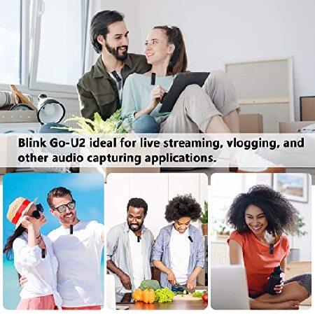 Saramonic USB-C Wireless Lavalier Microphone Vlog, Blink GO-U2 Lapel Microphone System for Android Devices, Tablets, iPhone 13, iPad PRO, PC Computers