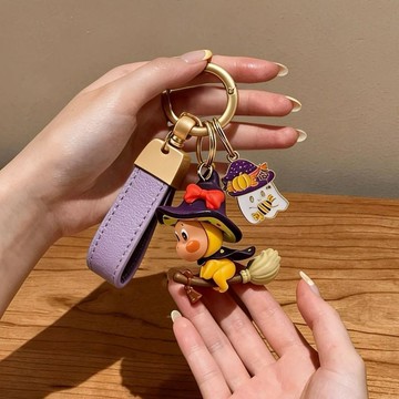✨元氣新品✨創意萌粒星星人少女心改娃包包掛件卡通真皮汽車鑰匙扣禮物送朋友PYBX