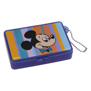 Skater 帶球鏈8格隨身盒 ZMLC1  米奇  1盒