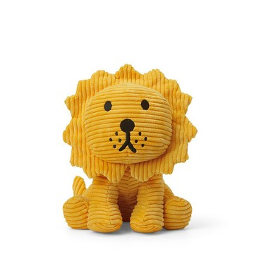 荷蘭 Bon Ton Toys | 獅子 燈芯絨娃娃 黃色 24cm