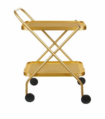 Kaymet Folding Two-Tier Trolley