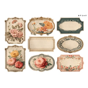 【10月新作】20-103-0119 裁切紙・拼貼素材