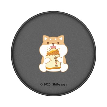 GRIP O (MagSafe 兼容） 黑 - 柴語錄 Shiba Says - 雞排控