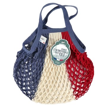 Filt 經典手工編織袋  法國旗 藍色 + 白色 + 紅色  S  1件