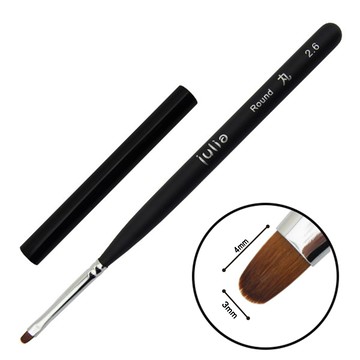 Julia-霧面黑木桿筆-【圓筆】Round丸2.6